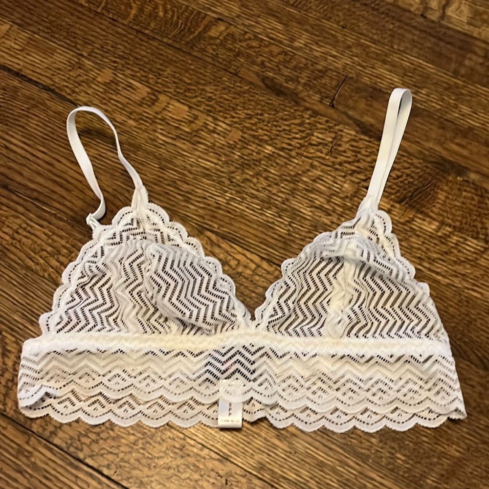 Cosabella White Lace Bralette